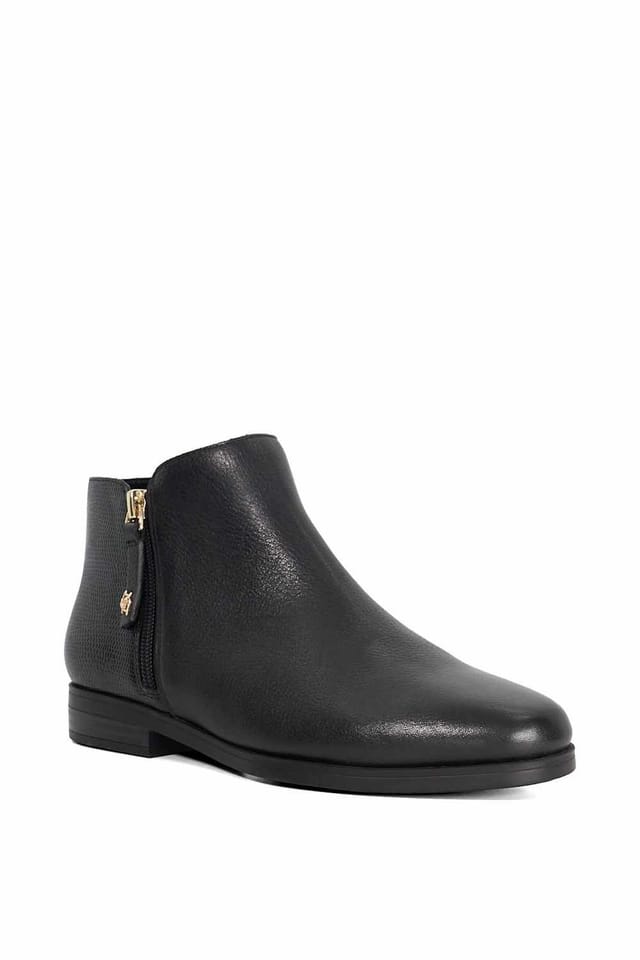 Dune London Dune London Women's 'Poleyn' Leather Ankle Boots in Black - 2