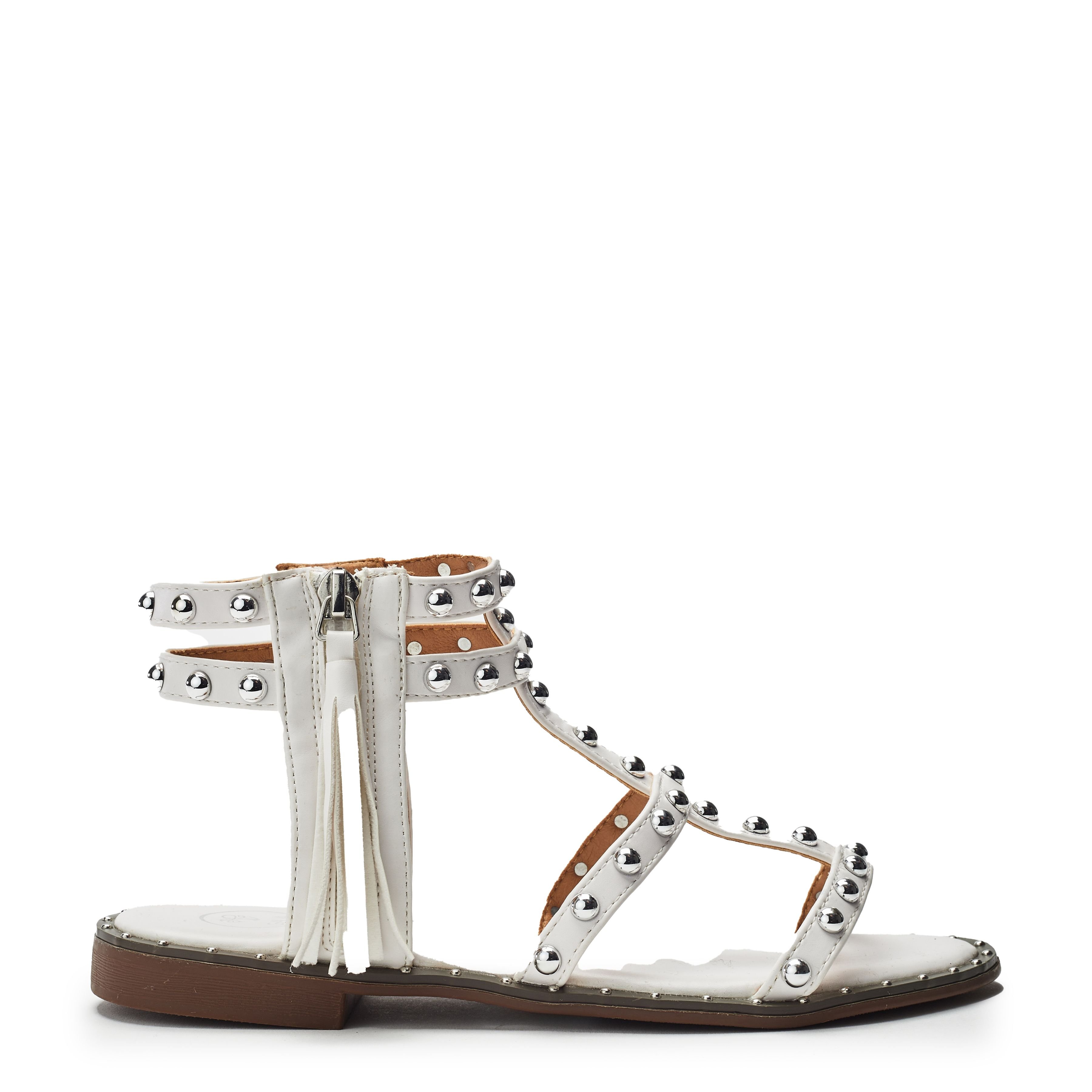b.soleful b.soleful Women's 'Saffire' Porvair Sandals in White - 3