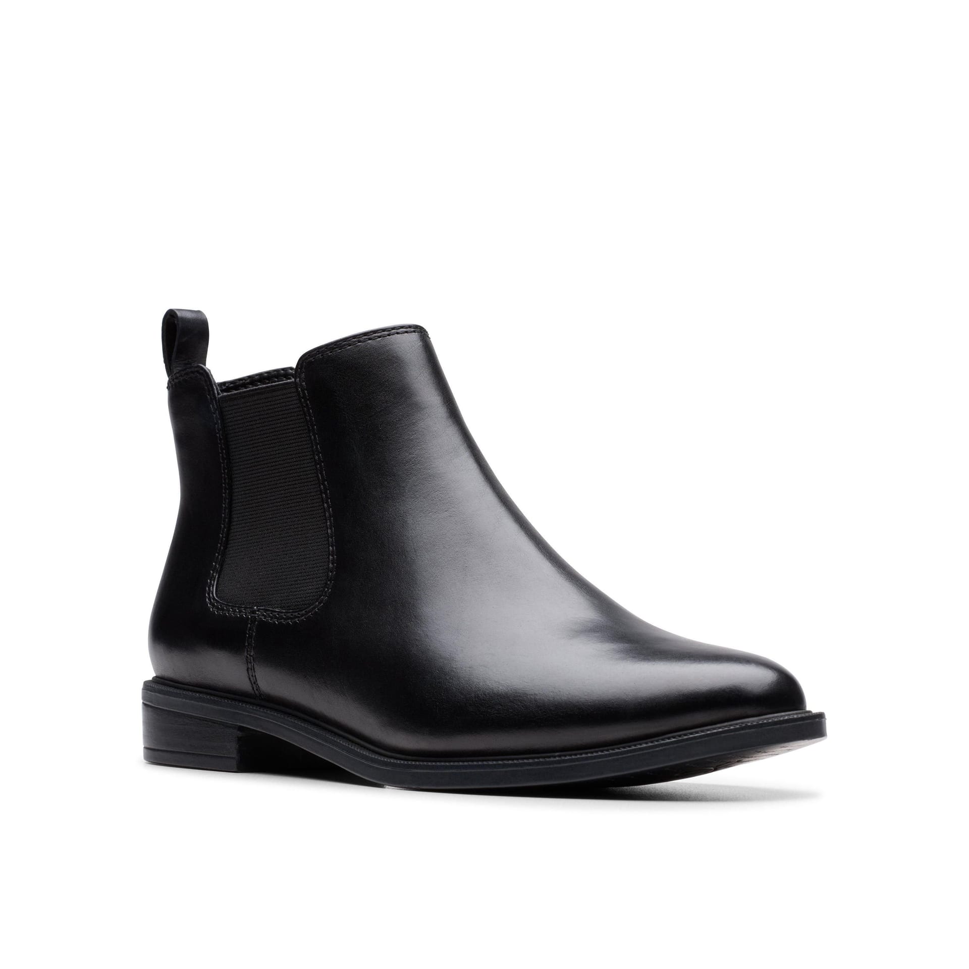 Clarks Clarks Women's Taylor Shine Black/Black Ankle Boots, Chelsea Boots in Black - 4