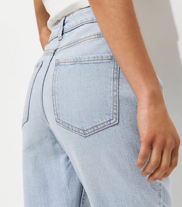 New Look Women's Petite Light Blue Hannah Straight Leg Jeans New Look - 2