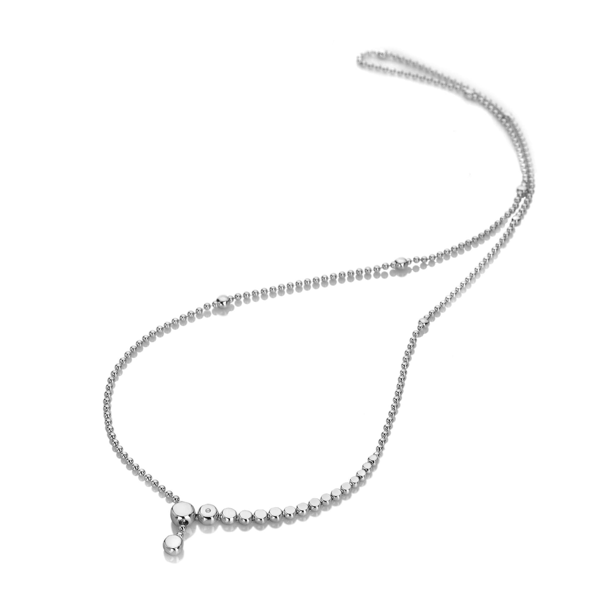 Hot Diamonds Hot Diamonds Graduated Necklace in Silver