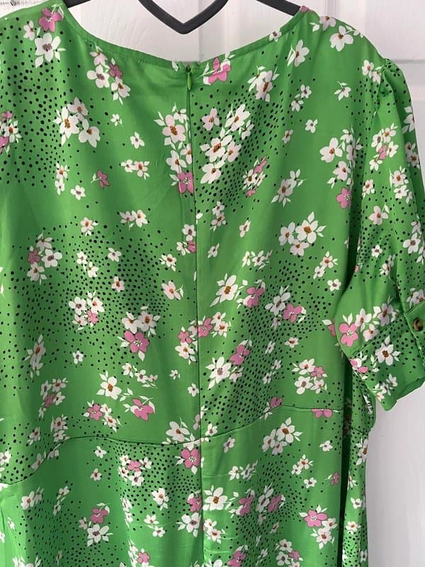 Never Fully Dressed NFD Green floral dress 24
