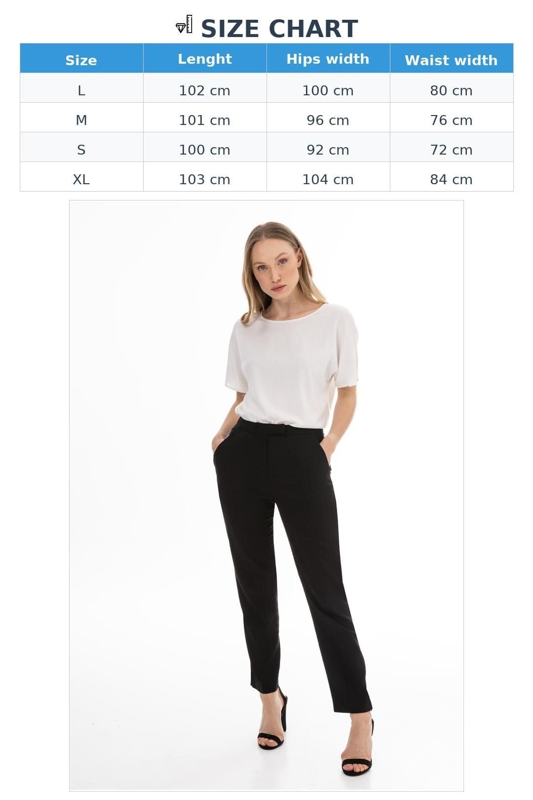 Love Lace Love Lace Women's Elegant High Waist Linen Trousers with Pleats in Black - 4