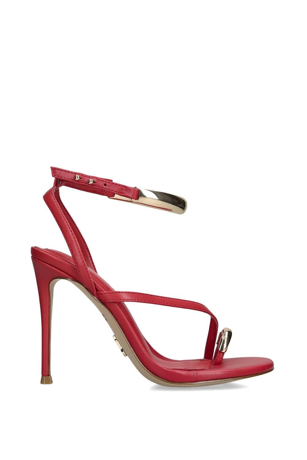 Steve Madden Steve Madden Red Synthetic 'Tia' Heels