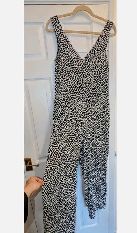 New Look New Look - Black & white playsuit - size 8 - Summer, Brunch, Holiday, Vacation