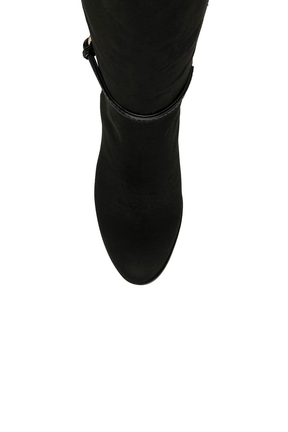 Lotus Lotus Women's 'Wynter' Textile Knee-High Boots in Black - 4