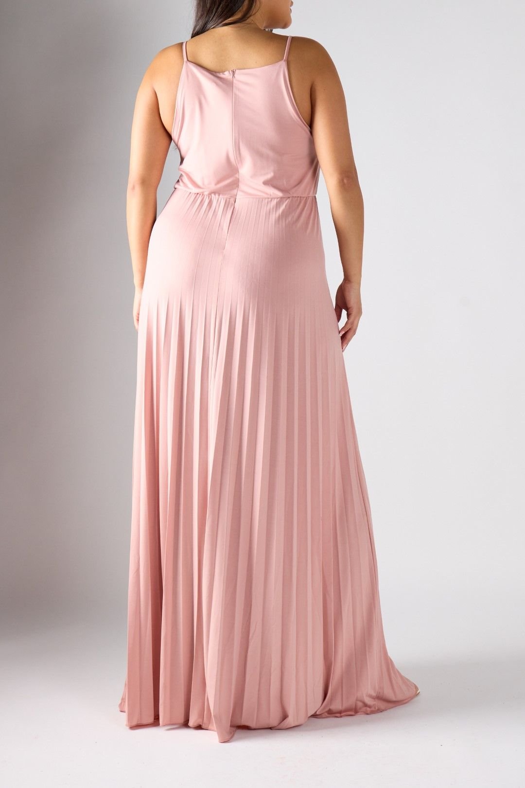 Shnoo Shnoo Women's Pleated Maxi Dress in Pink - 2