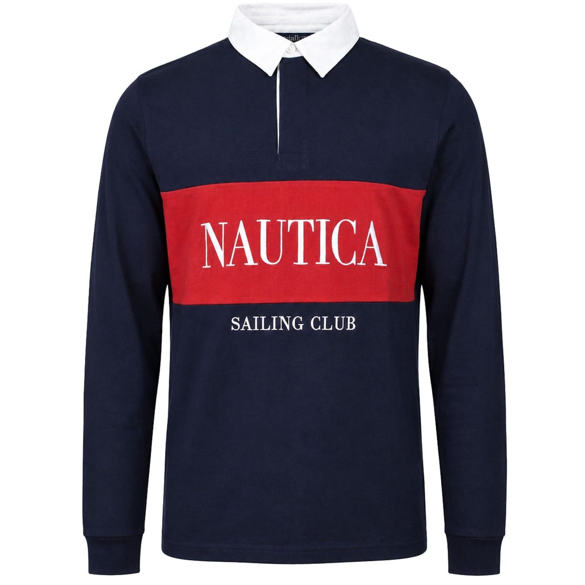Nautica Nautica Men's Murray Dark Navy Rugby Shirt - 1