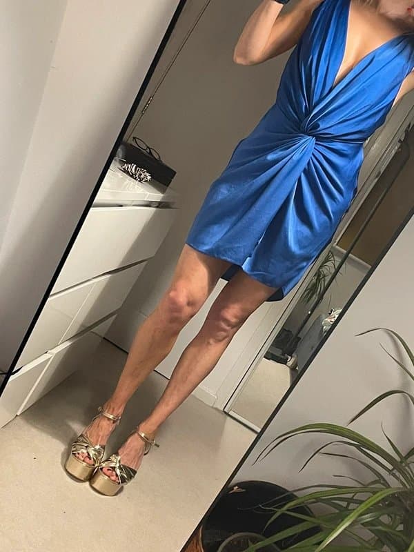 ASOS ASOS satin dress Christmas party