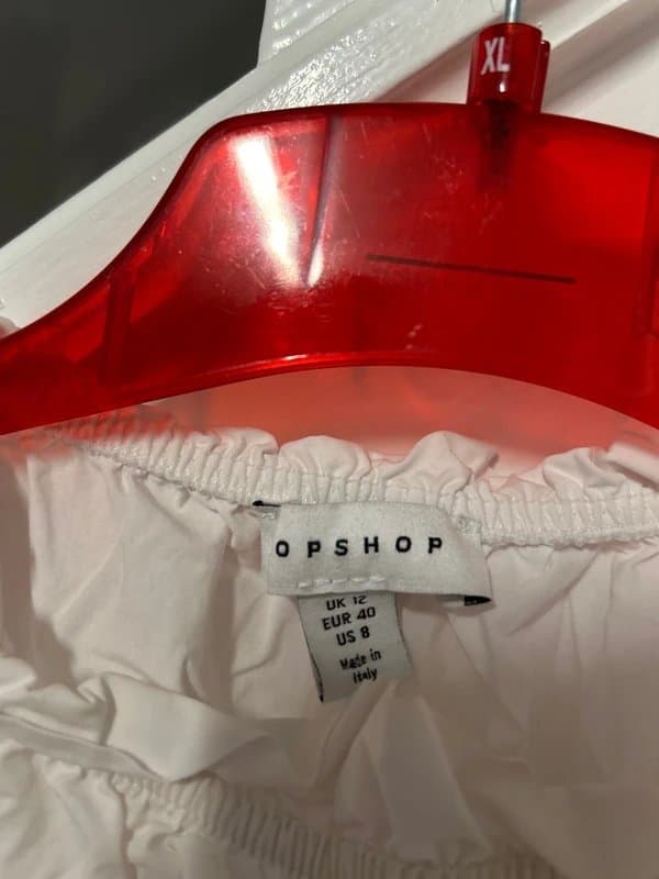 Topshop (I42) white top topshop 12