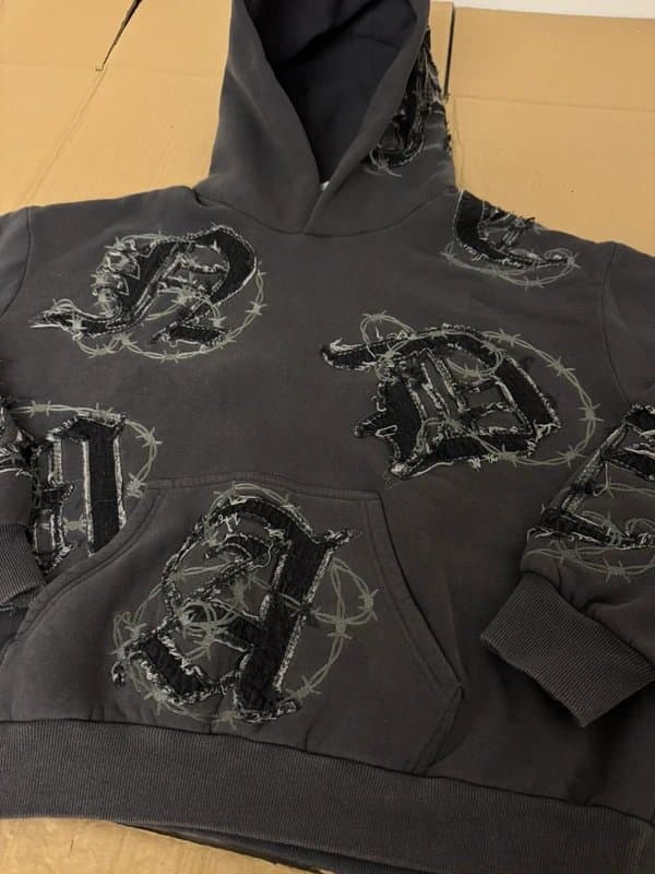NAMED collective Named collective unisex dark grey pull over hoodie S/M streetwear limited