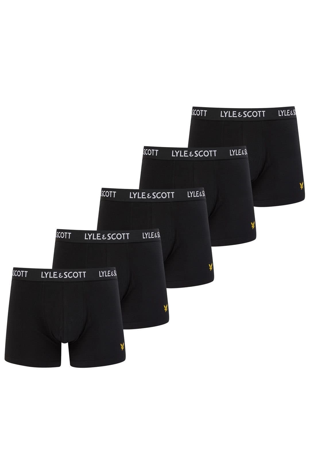Lyle & Scott Lyle & Scott Men's Miller 5 Pack Underwear Black