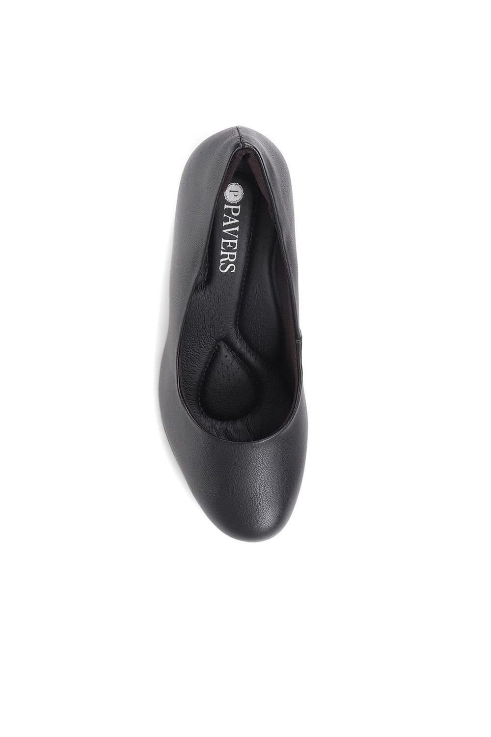 Pavers Pavers Women's High Heel Court Shoes in Black - 4
