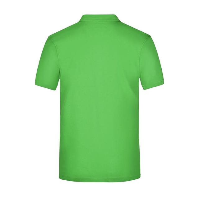 James and Nicholson James and Nicholson Men's Plain Polo Shirt in Bright Green - 2