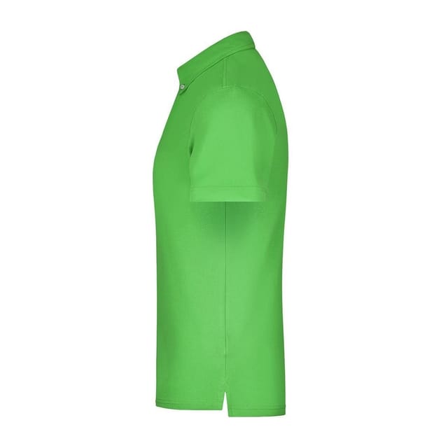 James and Nicholson James and Nicholson Men's Plain Polo Shirt in Bright Green - 3