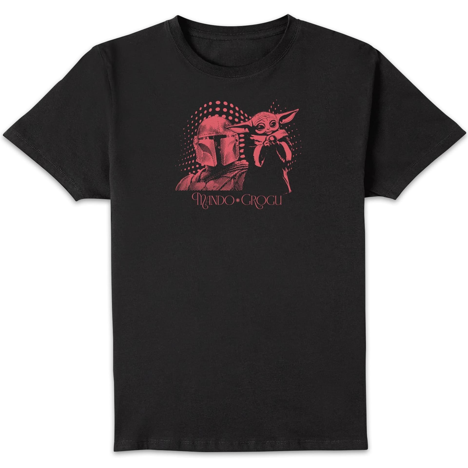 Star Wars The Mandalorian Star Wars The Mandalorian Men's Mando & Grogu T-Shirt - Black