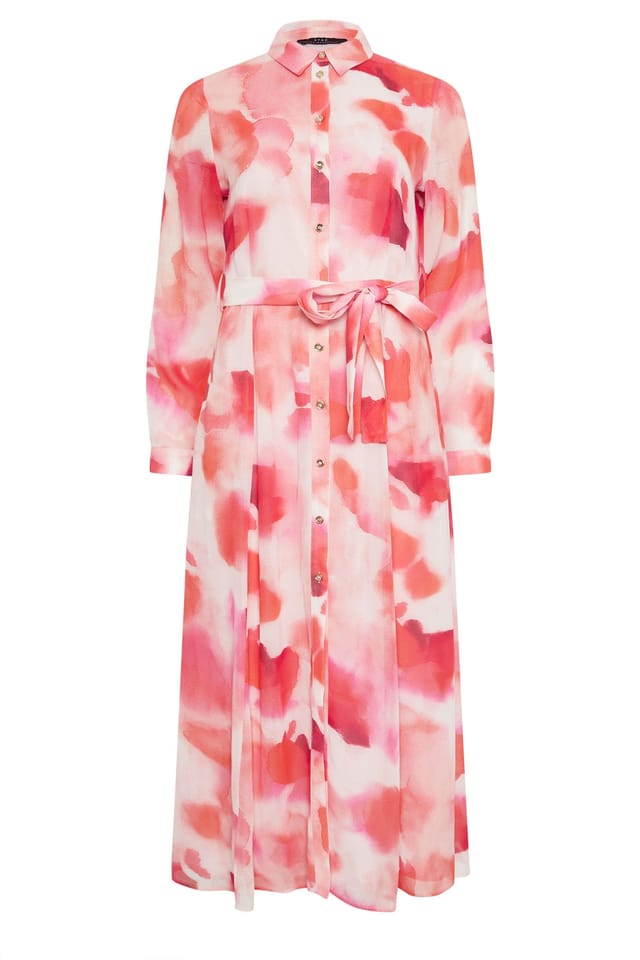 Star By Julien Macdonald Star by Julien Macdonald Women's Printed Maxi Shirt Dress in Pink - 2