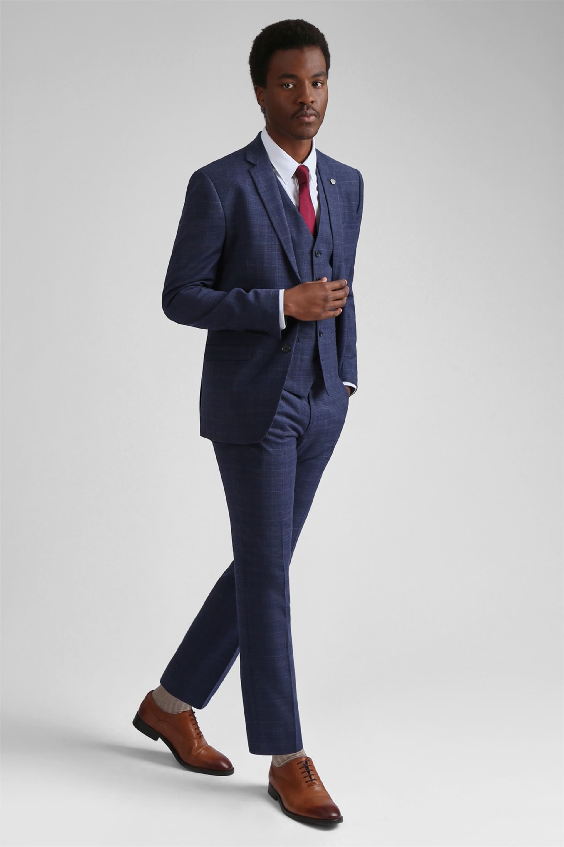 Ted Baker Ted Baker Men's Slim Fit Suit Jacket in Dark Blue
