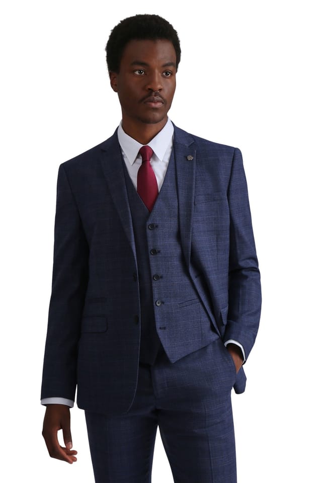 Ted Baker Ted Baker Men's Slim Fit Suit Jacket in Dark Blue - 3