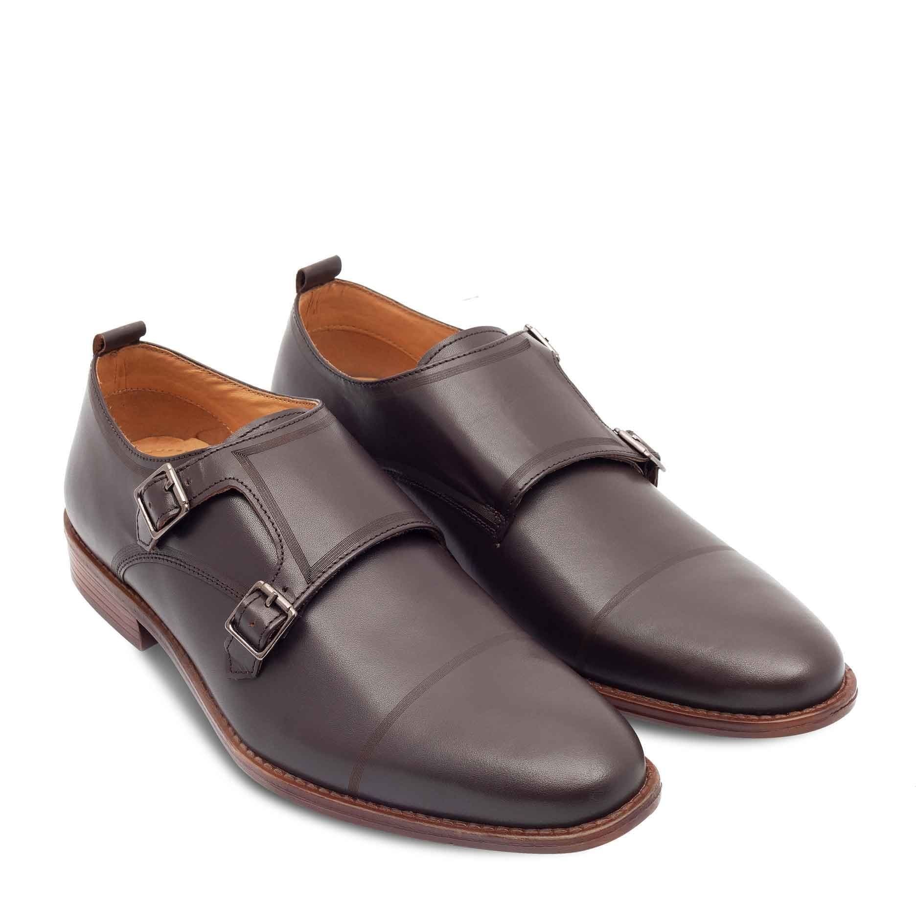Paul Costelloe Paul Costelloe Men's Francesco Leather Shoes in Brown