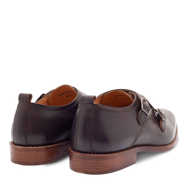 Paul Costelloe Paul Costelloe Men's Francesco Leather Shoes in Brown - 2
