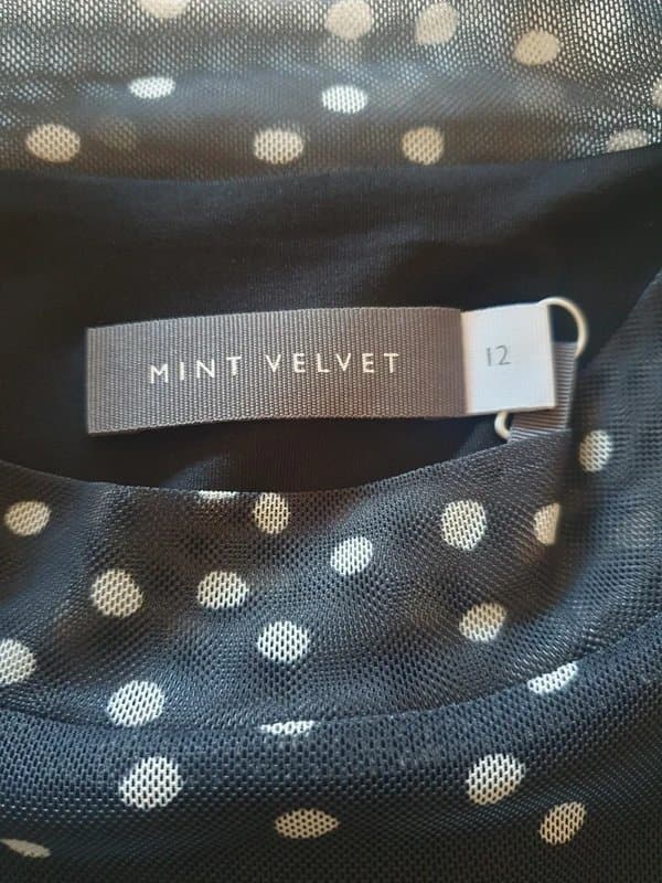 Mint Velvet Mint velvet grey midi dress with tag