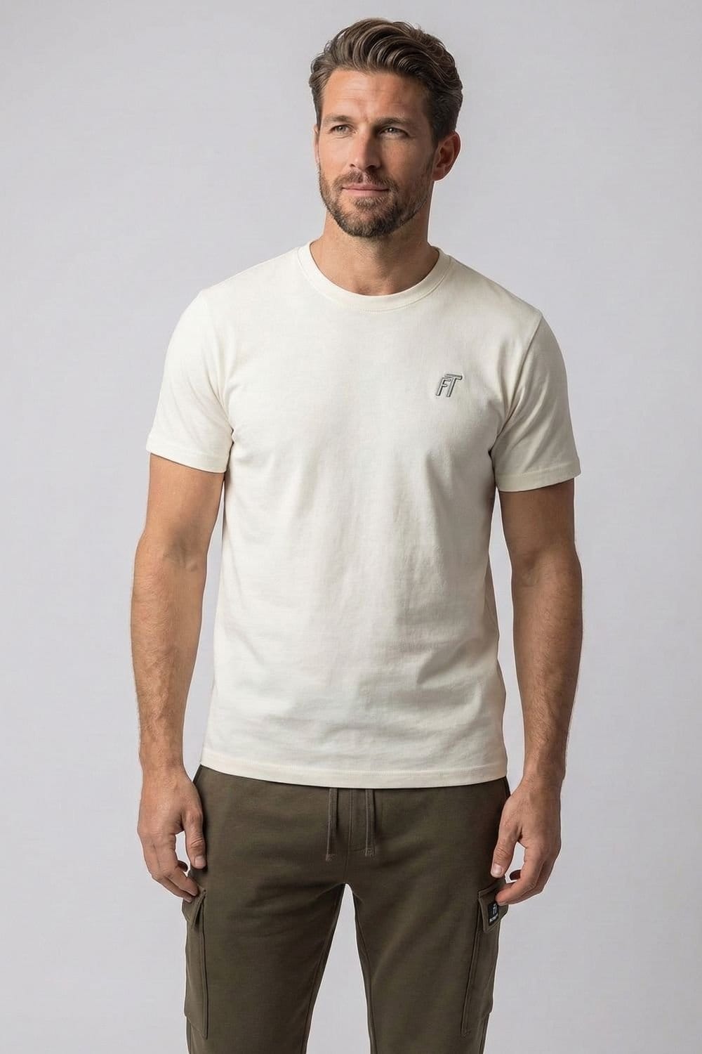 Foster Taylor Foster Taylor Men's Men's Cargo Joggers JL in Khaki - 2