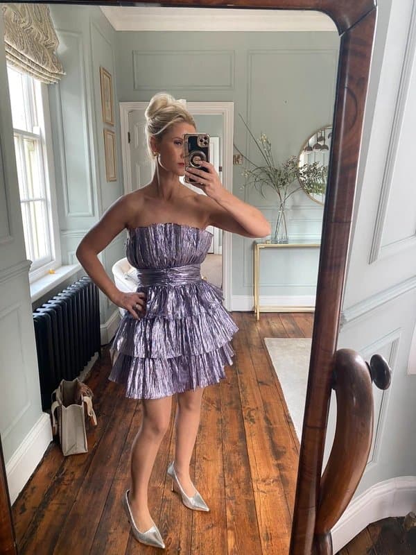 ASOS ASOS lilac ra-ra party dress size 8