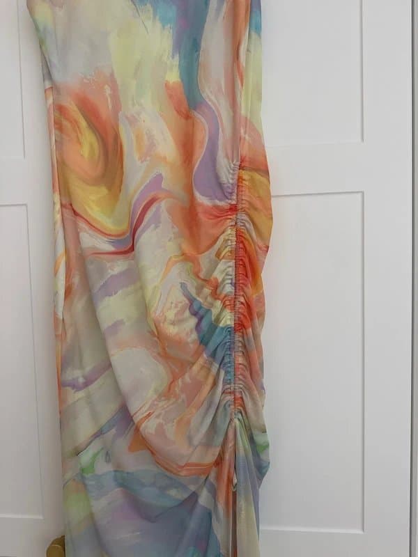 Bershka Bershka long multicoloured dress