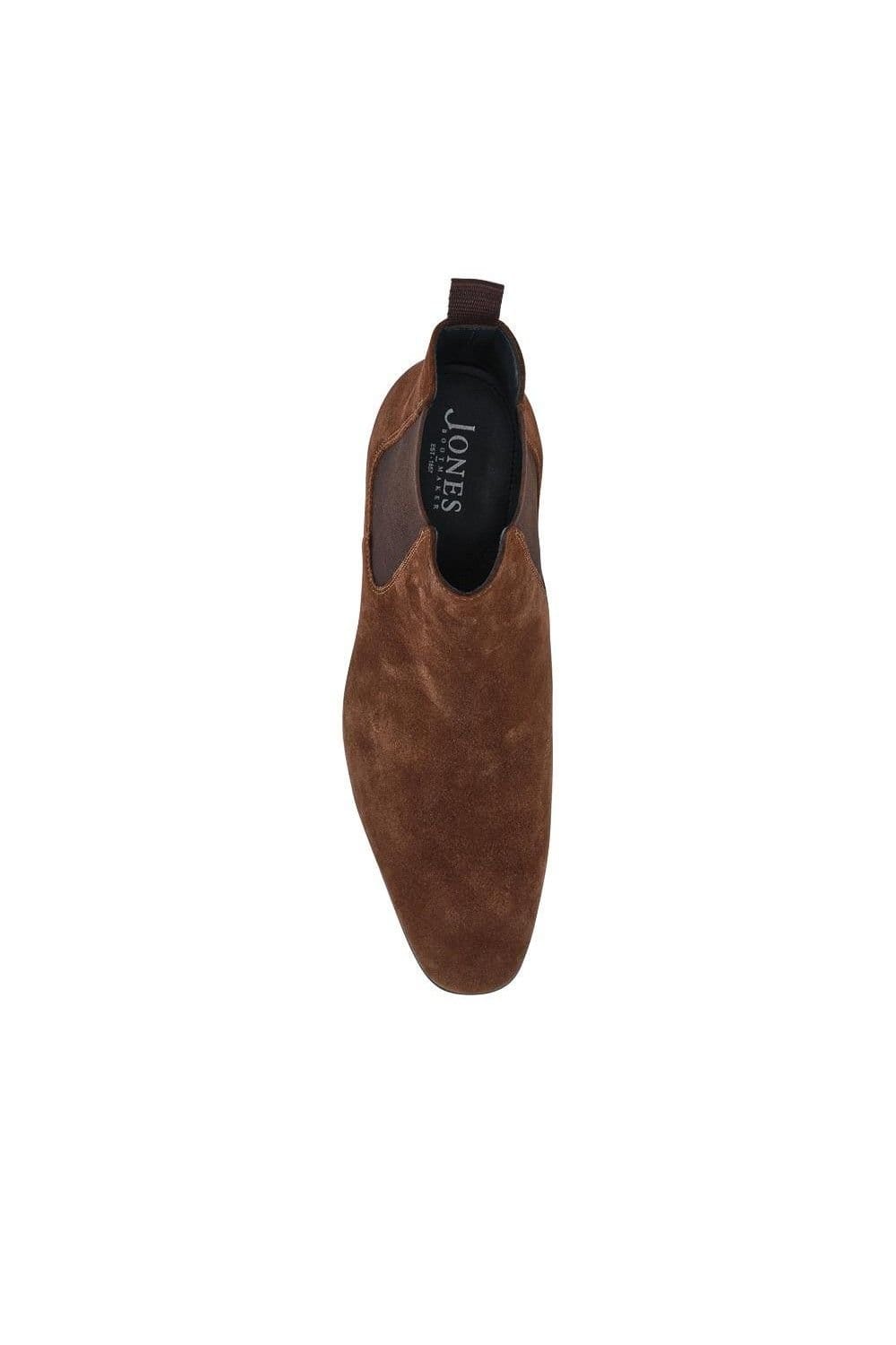 Jones Bootmaker Jones Bootmaker Men's Leather Pointed-Toe Chelsea Boots in Brown - 4