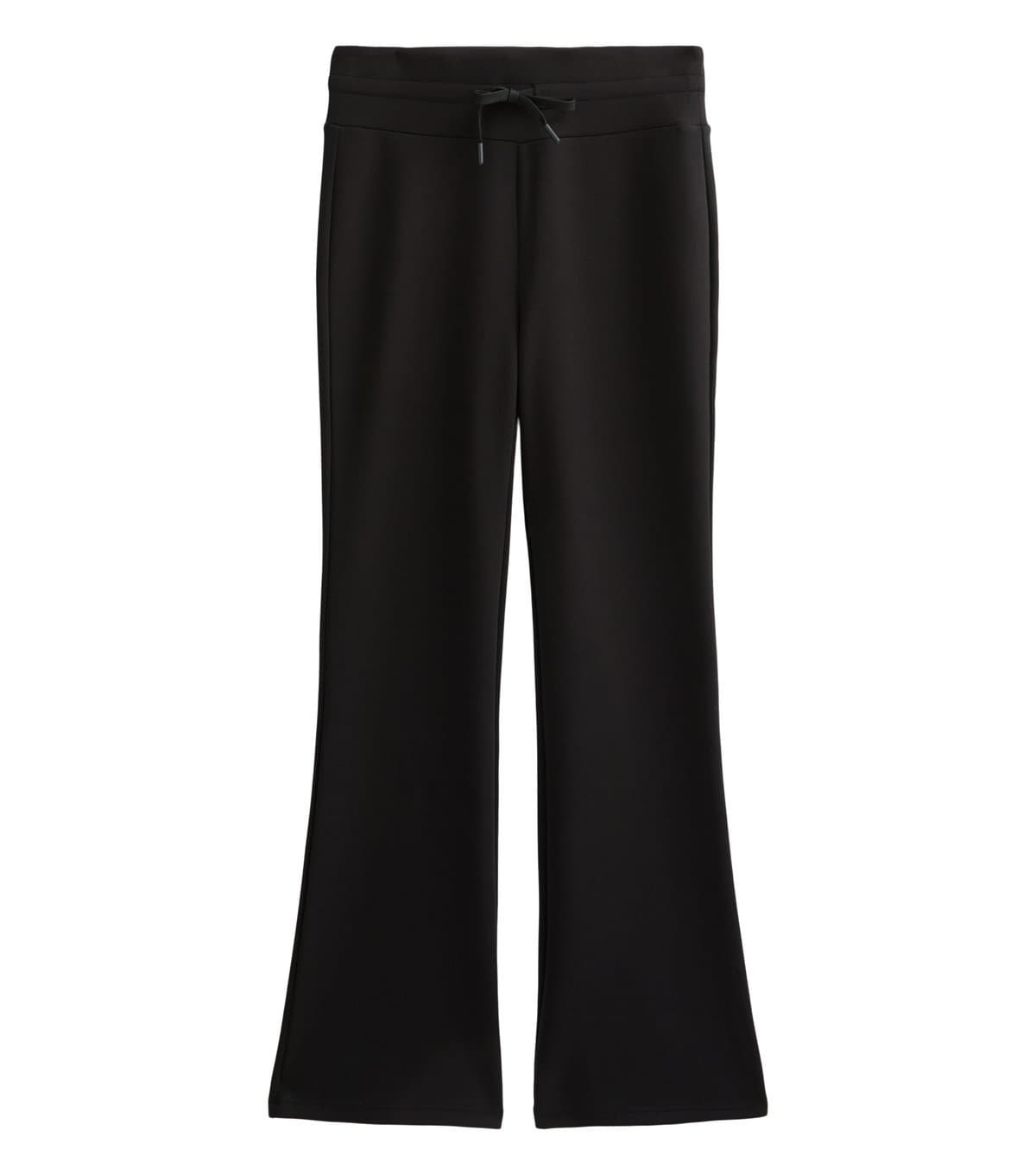 New Look Women's Premium Black Flared Leg Jogger Trousers New Look