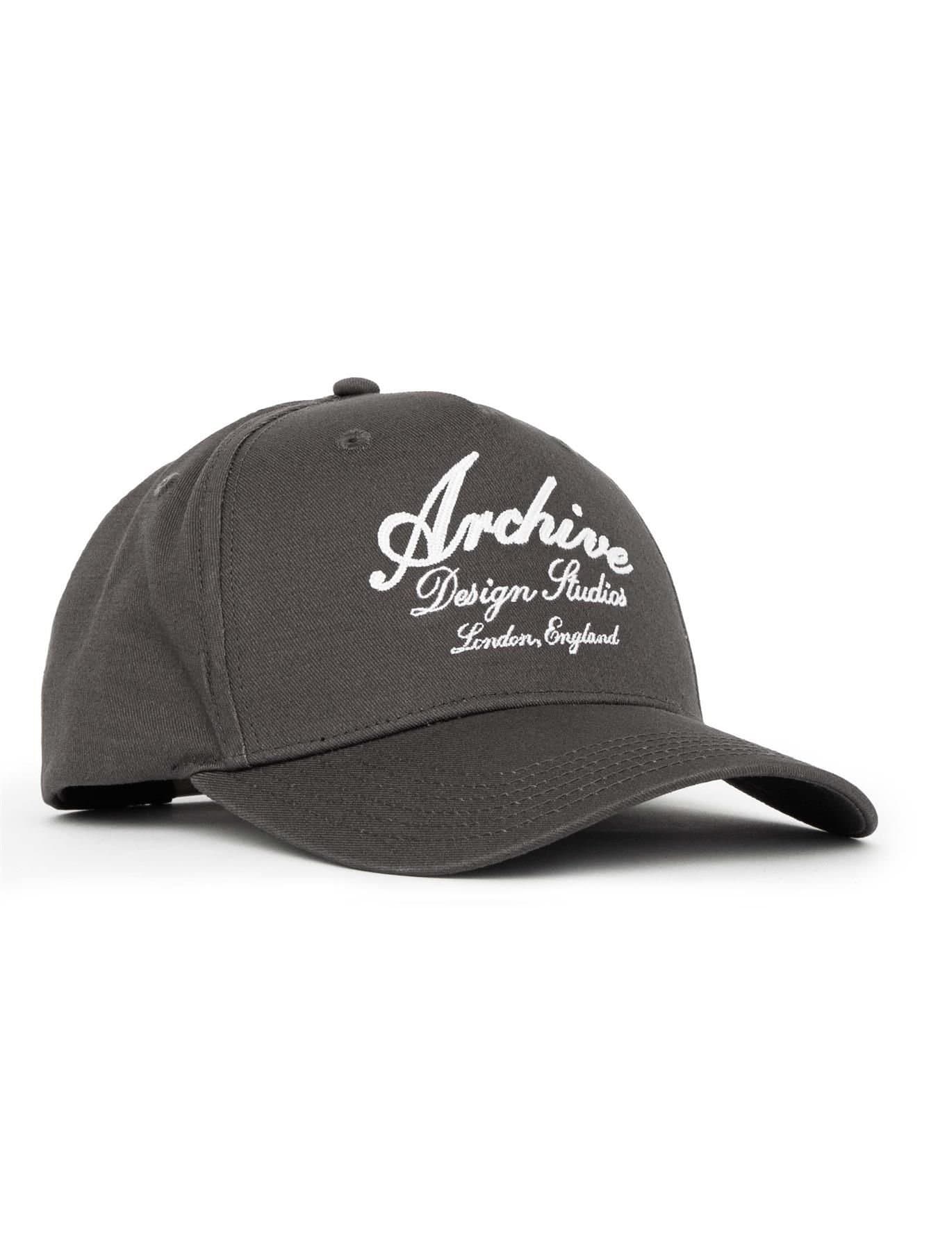 Archive Design Studio Archive Design Studio Men's Script Cap in Grey