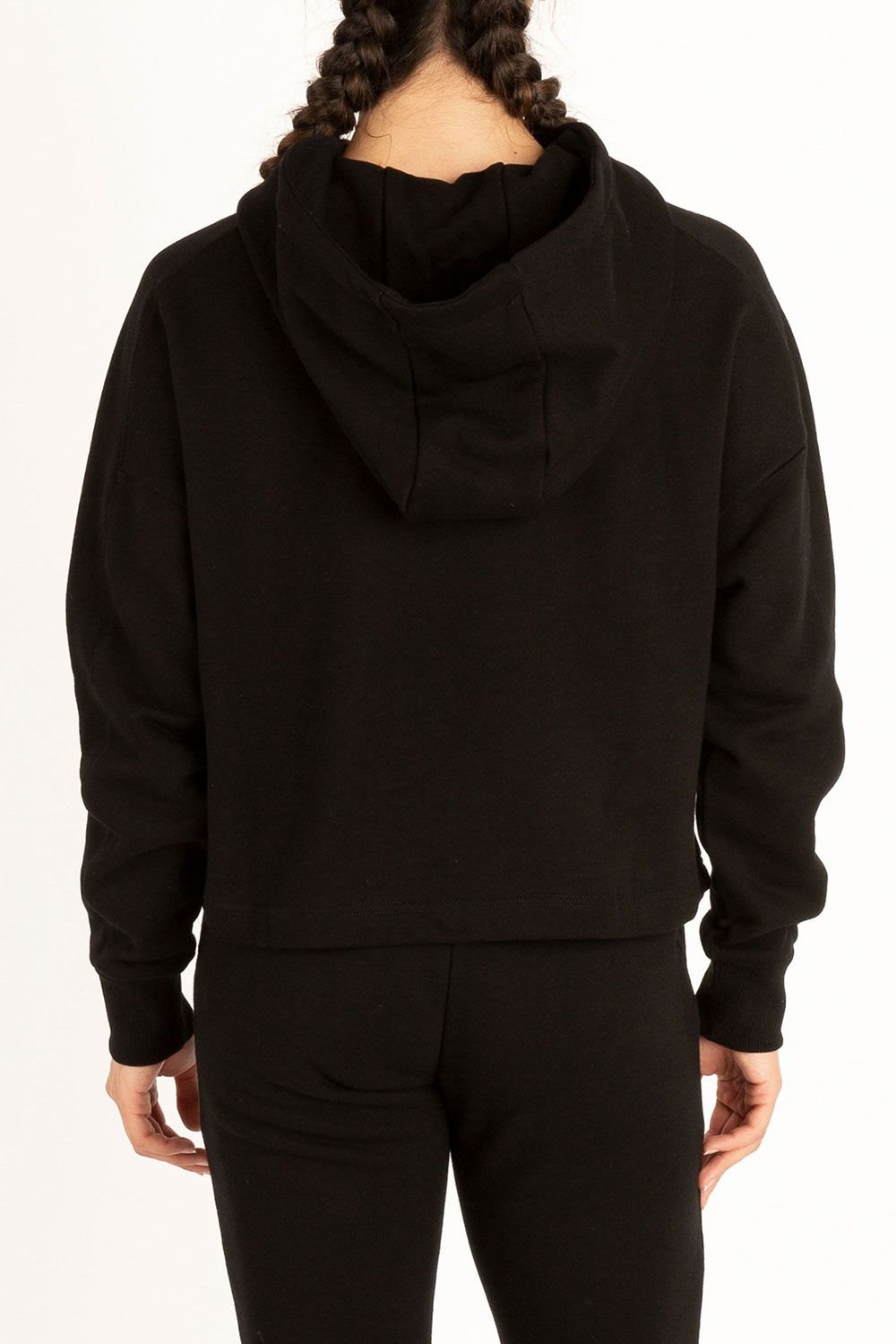 Luke 1977 Luke 1977 Women's Cobra Cropped Hoodie in Jet Black - 3