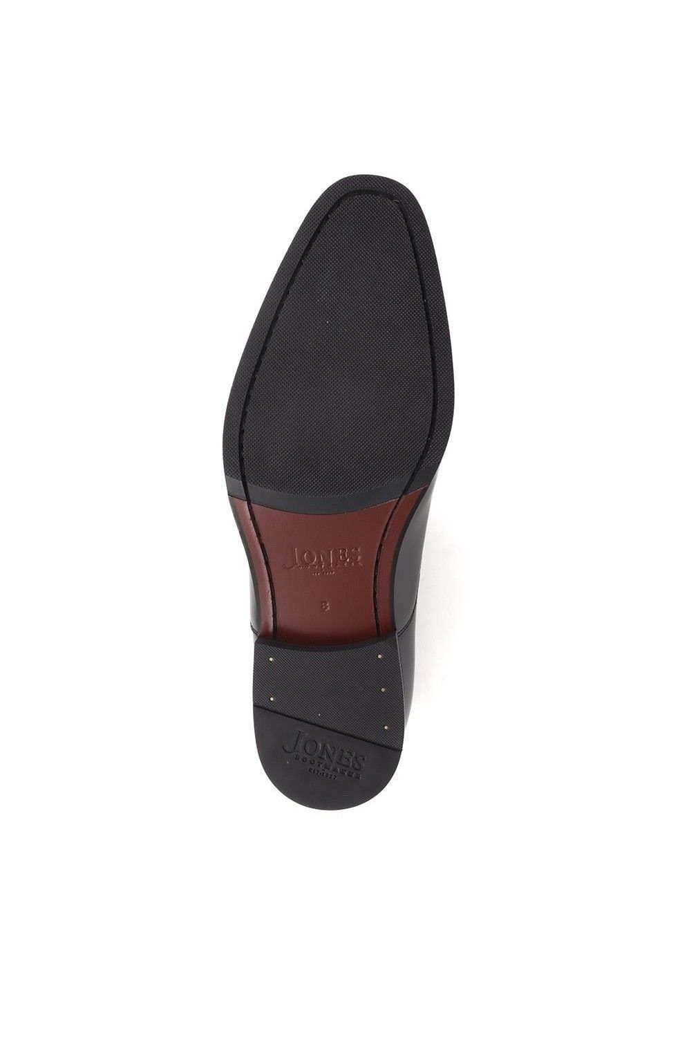 Jones Bootmaker Jones Bootmaker Men's Marvin Leather Oxford Shoes in Black - 4
