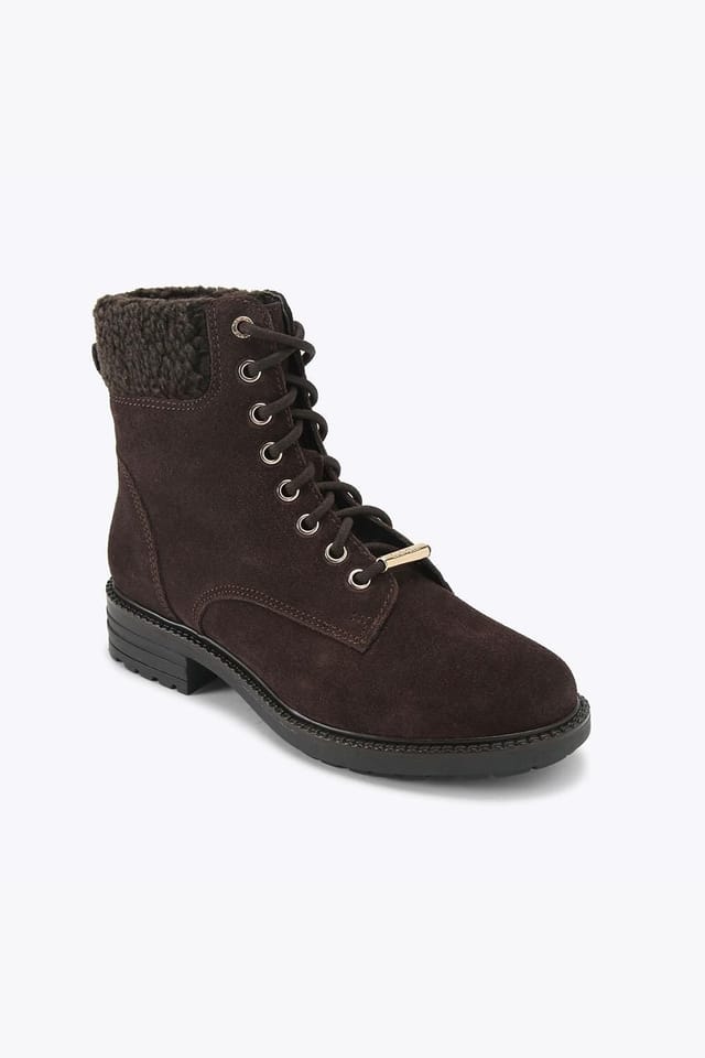 Carvela Carvela Women's 'Russ Lace Up' Suede Boots in Brown - 2