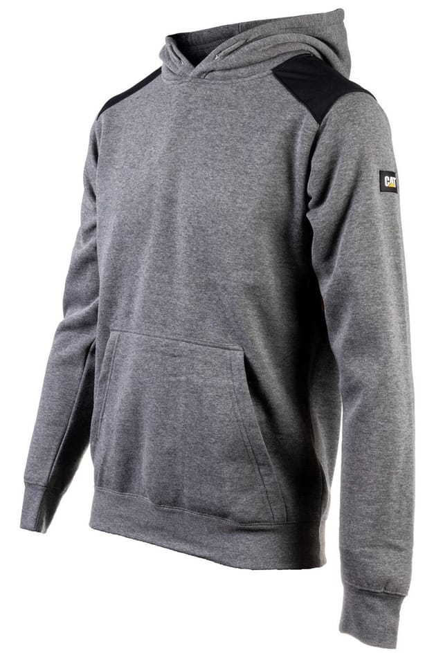 Caterpillar Caterpillar Men's Essentials Hooded Sweatshirt in Grey - 2