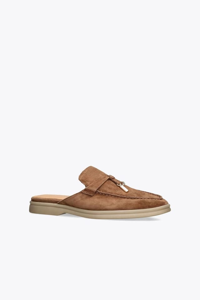Steve Madden STEVE MADDEN Women's 'Patrizia Brown Suede' Suede Sandals - 2