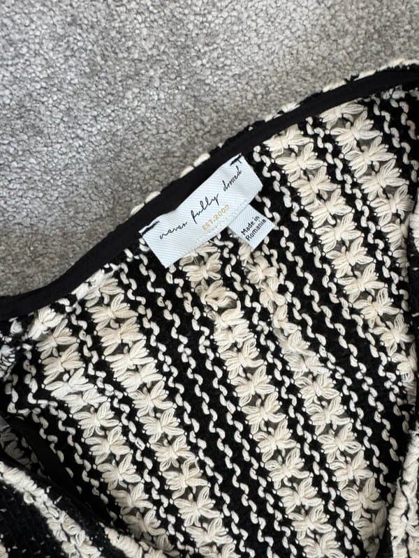 Never Fully Dressed Never Fully Dressed Crochet & Satin Dress