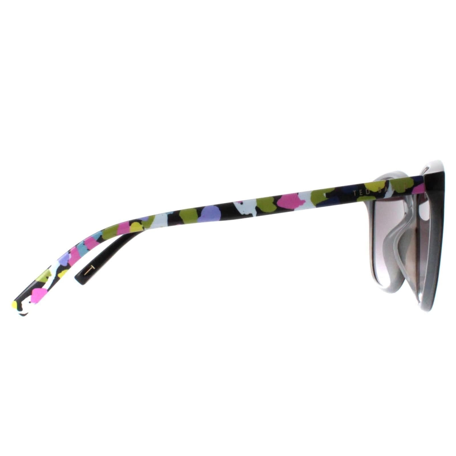 Ted Baker Ted Baker Women's Round Gloss Black Grey Gradient TB1646 Delfi - 4