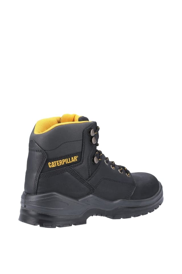 Caterpillar Caterpillar Men's 'Striver' Water Resistant Leather Safety Boots in Black - 2