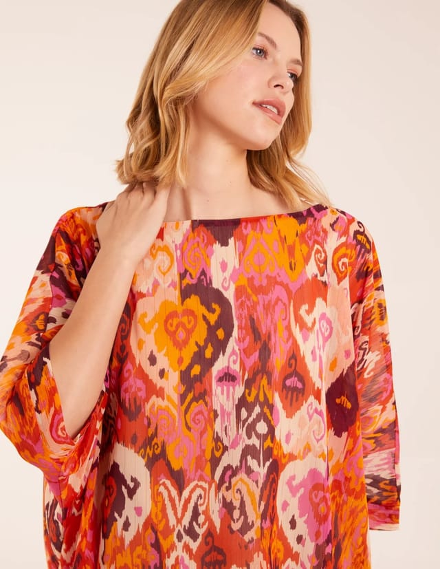 Blue Vanilla Oversized Kimono Top - 2