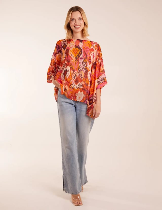 Blue Vanilla Oversized Kimono Top - 3