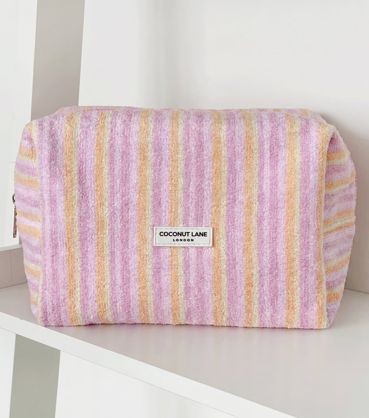 Coconut Lane Multicolour Striped Makeup Bag Coconut Lane New Look