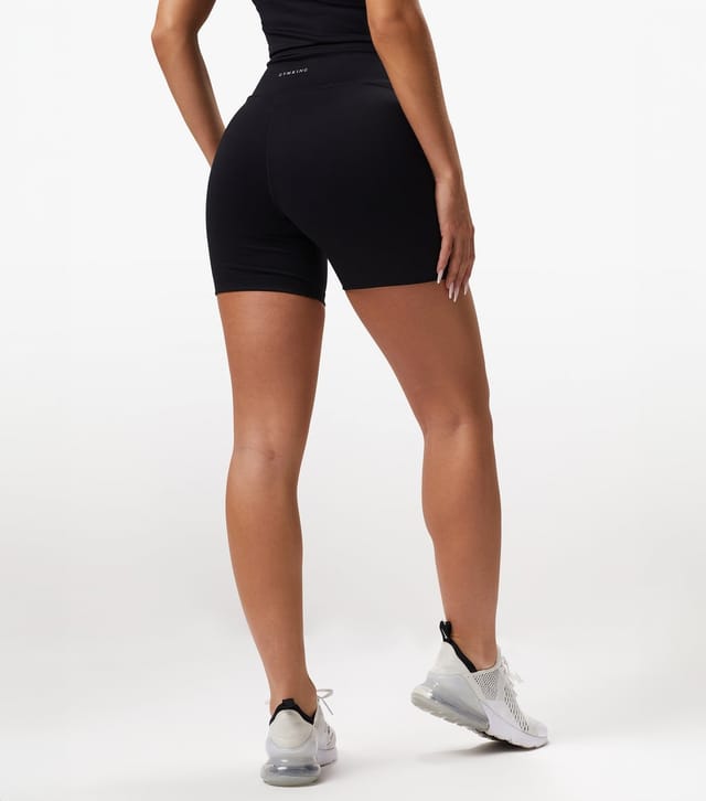 Gym King Women's Black Classic Cycling Shorts Gym King New Look - 3