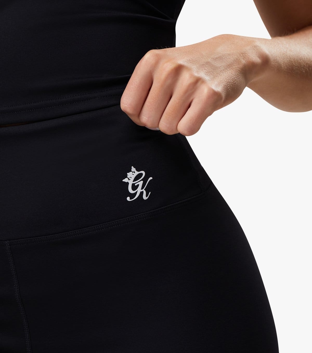 Gym King Women's Black Classic Cycling Shorts Gym King New Look - 4