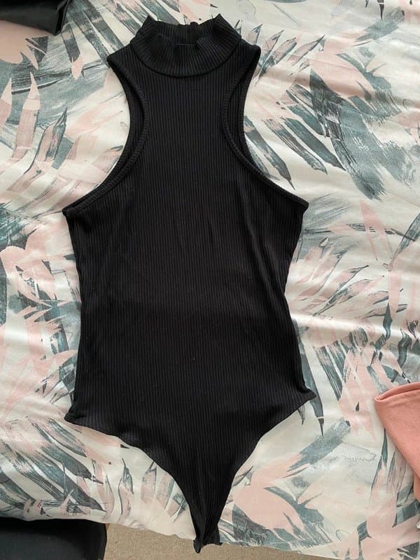 ASOS Asos racer back vest top bodysuit - size 10