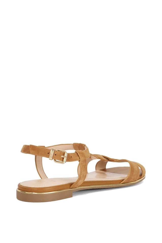 Dune London Dune London Women's 'Lylar' Suede Sandals in Natural - 3