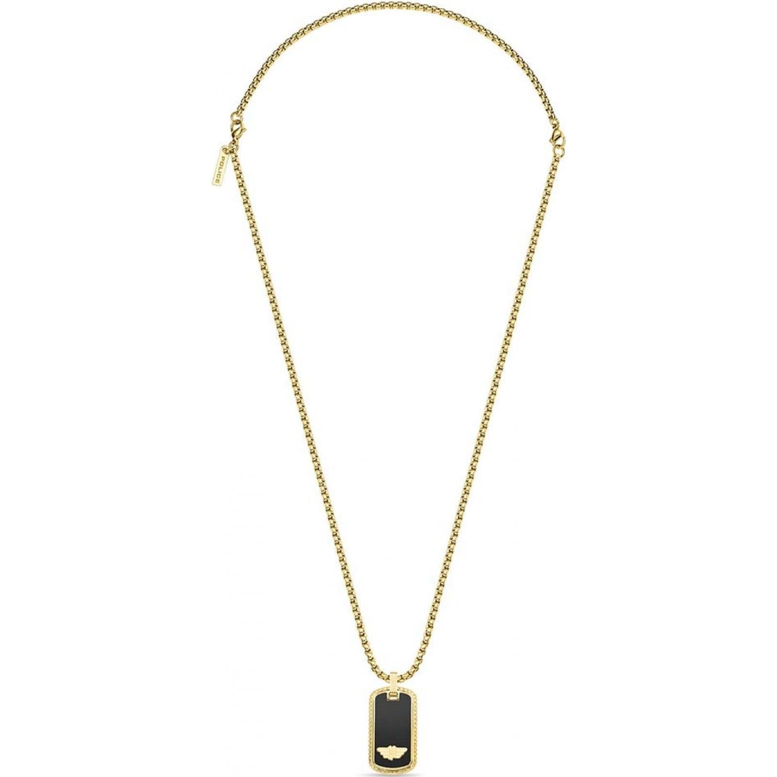 Police Police Men's PEAGN0038602 Necklace in Gold