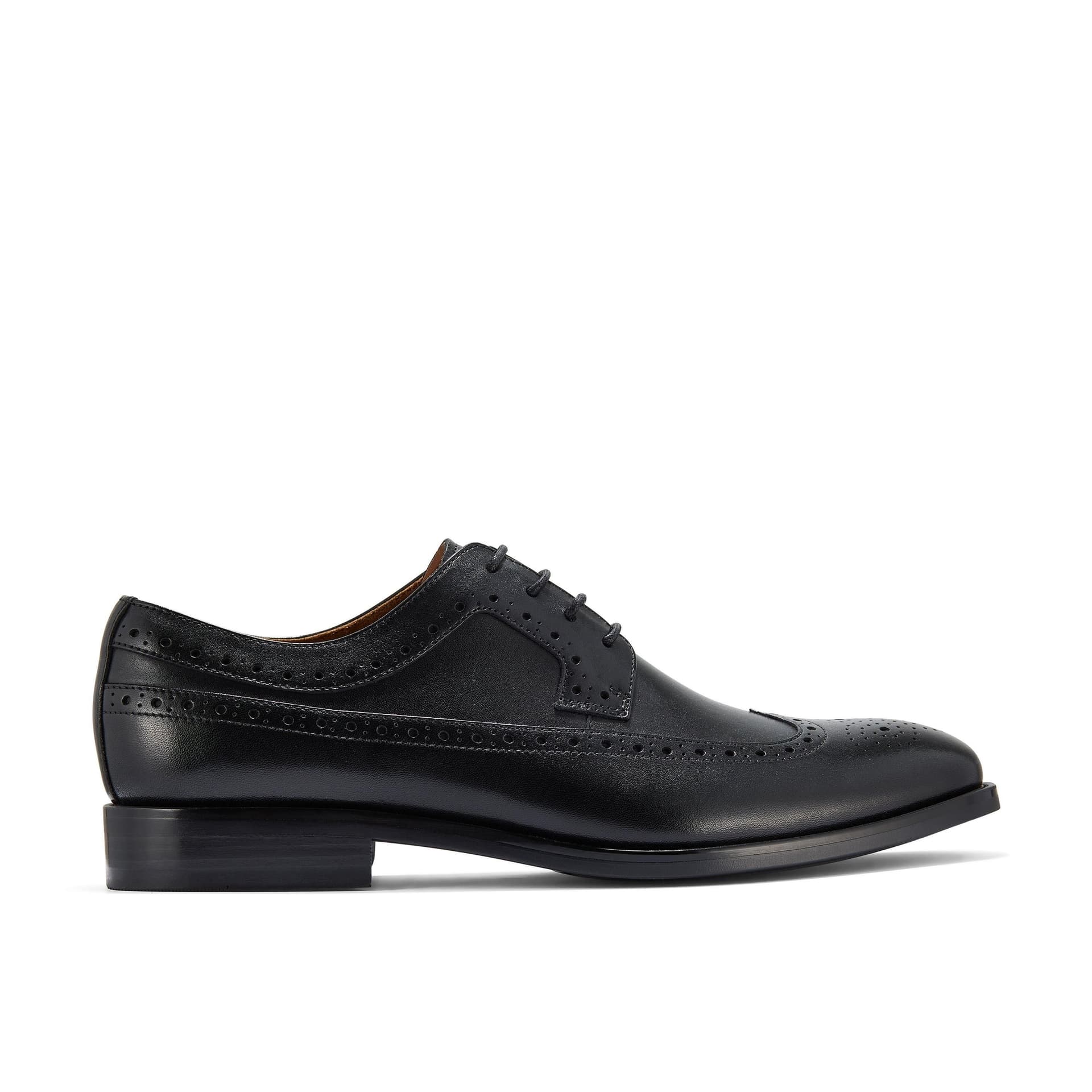 Clarks Clarks Men's Black Leather Brogues, Derby Shoes