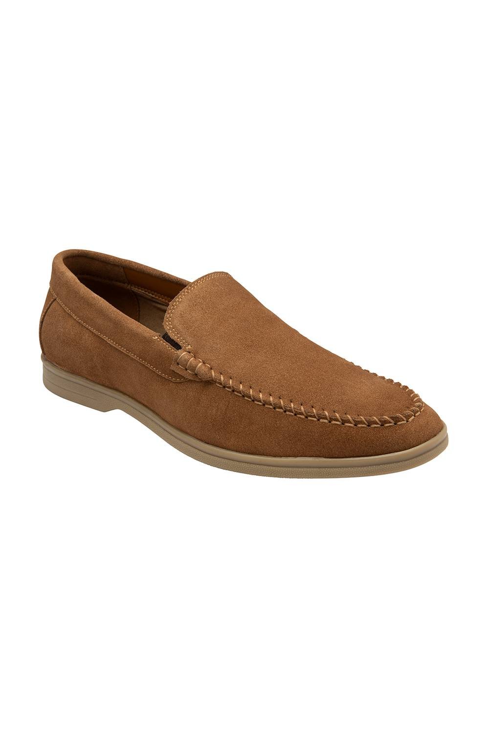 Lotus Lotus Men's 'Drakon' Suede Loafers in Tan - 2